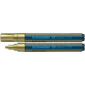 Schneider Marker olejowy Maxx 270, okrągły, 1-3mm, złoty