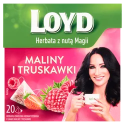 Loyd Herbata Maliny i truskawki 20 piramid. torebek (20x2g)