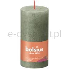 Bolsius Świeca Pieńkowa Rustic 130/68 Shine matowa lawenda