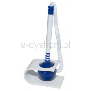 Office Products Długopis na sprężynce, stojący, smoprzylepny, niebieski