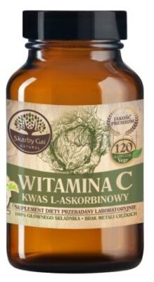 Witamina C z kapusty kwas L-askorbinowy w kapsułkach 120 g