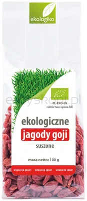 Jagody Goji, Suszone Bio 100 G