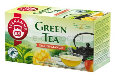Teekanne Herbata Zielona, Imbir&Mango, 20 Kopert