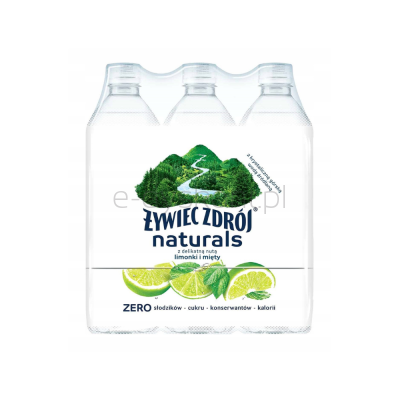 Żywiec Zdrój Naturals Smak Limonka-Mięta 0,5 L SK
