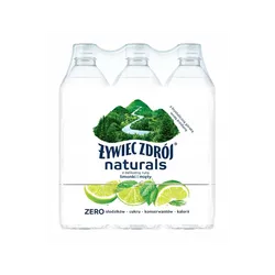 Żywiec Zdrój Naturals Smak Limonka-Mięta 0,5 L (w tym +0,50 zł/szt. zwrotnej kaucji)