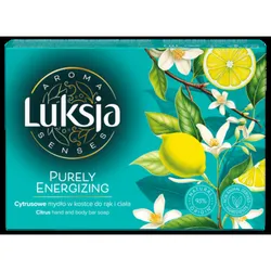 Luksja Aroma Senses Purely Energizing Cytrusowe Mydło W Kostce Do Rąk I Ciała 90 G
