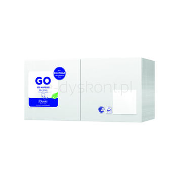 Duni Serwetki 24X24 Bia.300Szt