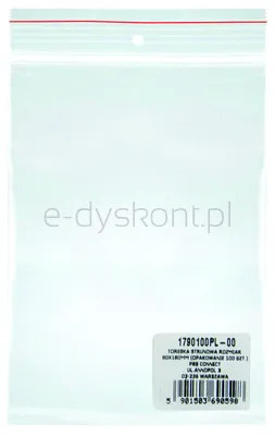 Office Products Torebka Strunowa Ldpe, 80X180Mm, 100Szt., Transparentna