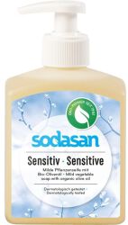 Sodasan Mydło W Płynie oliwkowe sensitive (dozownik) BIO 300 ml