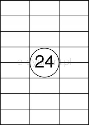 Etykiety OFFICE PRODUCTS, 70x36mm, białe, 100 ark.