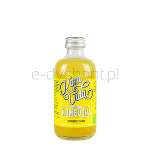 Komvida Organic Kombucha Gingervida - Imbir I Cytryna 250 Ml