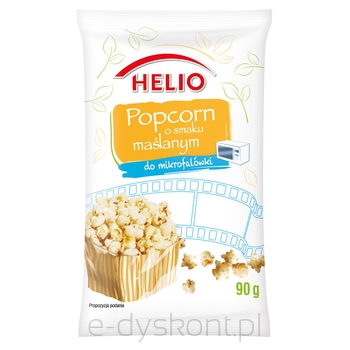 Helio Popcorn Do Mikrofalówki Maślany 90 G 