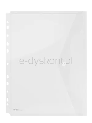 Donau Teczka Kopertowa Zatrzask, Pp, A4, 200Mikr., Z Europerforacją, Transparentna
