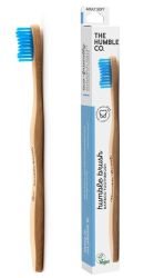 The Humble Szczoteczka do zębów, bambusowa soft niebieska 19cm