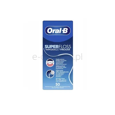 Oral-B Super Floss Nić dentystyczna 50 odmierzonych odcinków