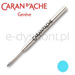 Caran D'ache Wkład Goliath, do długopisu 849, M, turkusowy  - 3