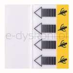 Q-Connect Zakładki Indeksujące Sign-Here, Pp, 20X45Mm, 4X40 Kart.  - 2