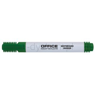 Office Products Marker do tablic okrągły, 1-3mm (linia), zielony