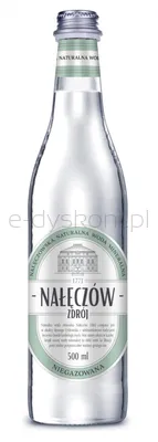 Woda NAŁĘCZÓW ZDRÓJ, niegazowana, butelka szklana, 500ml