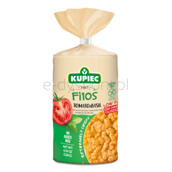 Kupiec Fitos Wafle ryżowo-kukurydziane Pomidor & Bazylia 130g