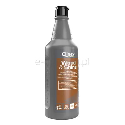 Clinex Emulsja Wood&Shine, samonabłyszczająca i pielęgnująca podłogi, 1l