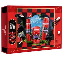 Old Spice Gamebox Zestaw Z Dezodorantem W Sztyfcie, Sprayem I Żelem Pod Prysznic Night Panther