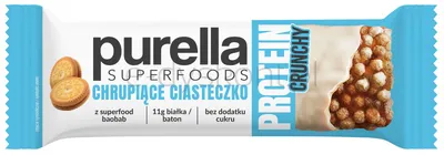 Purella Baton proteinowy chrupiące ciasteczko 45g