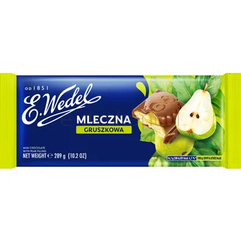 E.Wedel Czekolada mleczna gruszkowa 289g