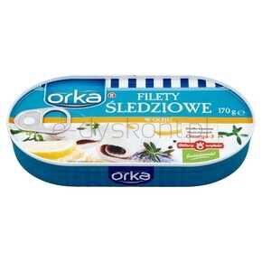 Filety Śledziowe Orka W Oleju 170 G Mw Dobry Wybór