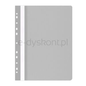 Office Products Skoroszyt, PP, A4, miękki, 100/170mikr., wpinany, szary