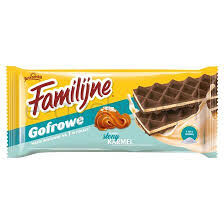 Familijne Wafle Gofrowe słony karmel 140g
