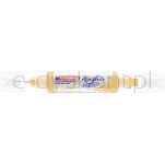 Edding Marker Akrylowy 3D E-5400 podwójny, 2-3 mm, 5-10 mm, żółty pastelowy - 3