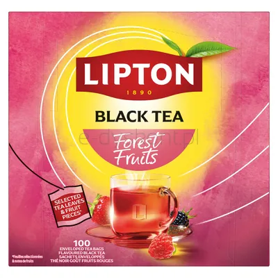 Lipton Herbata Feel Good Selection, Refresh, Owoce Leśne, 100 Kopert