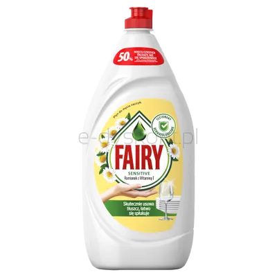Fairy Płyn Do Mycia Naczyń Sensitive Chamomile  Vit E 1350 Ml
