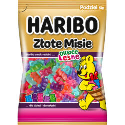 Żelki Haribo Złote Misie Owoce Leśne 175g