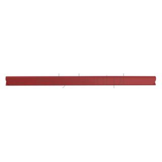 Donau Listwa zaciskająca, PVC, A4, 8mm, do 80 kartek, czerwona [BIURO]