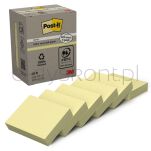 Post-It Karteczki Samoprzylepne (653-1B), Ekologiczne, 38X51Mm, 6X100 Kart., Żółte  - 2