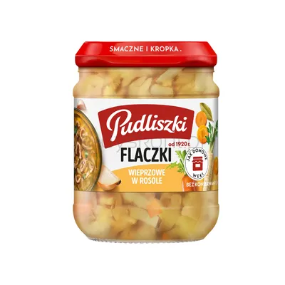 Pudliszki Flaczki wieprzowe w rosole 450g