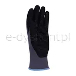 Donau Rękawice Safety Flex-Dotted, Kat. Ii, Rozm. 9, Szare - 3