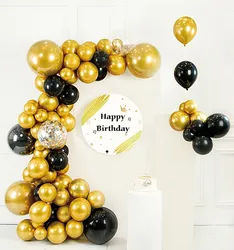 Zestaw balonów PARTY GO Girlanda, 73 szt., złote