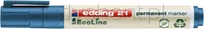 Edding Marker Permanentny E-21 Ecoline, 1,5-3Mm, Niebieski  - 2
