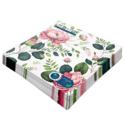 TETE a TETE Serwetki 3 ply 1/4 Lunch 33 cm x 33 cm Noble Roses 20 szt.