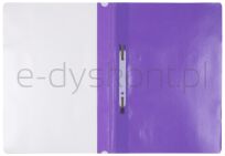 Office Products Skoroszyt, PP, A4, miękki, 100/170mikr., fioletowy - 2
