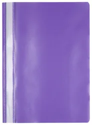 Skoroszyt OFFICE PRODUCTS, PP, A4, miękki, 100/170mikr., fioletowy