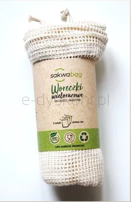 Woreczki Wielorazowe Rozmiar 25X30 Zestaw 3 Szt