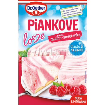 Dr. Oetker Piankove Love malina-śmietanka 160g
