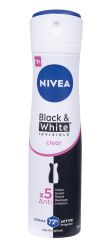 Nivea Antyperspirant W Sprayu Invisible B&W Clear, 150Ml