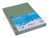 Donau Przekładka Karton A4, 235X300Mm, 1-10, 1 Karta, Zielona  - 2