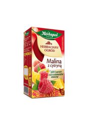 Herbapol Herbaciany Ogród herbatka owocowa malina z cytryną 20Torebek/54g