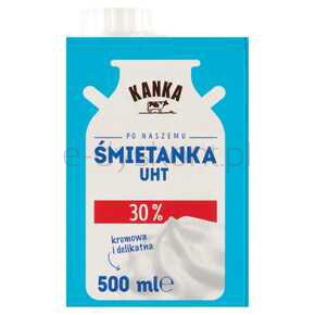 Śmietanka Kanka Uht 30% 500 Ml Mw DobryWybór